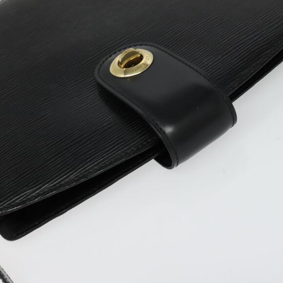 LOUIS VUITTON Epi Capuchin Shoulder Bag Black M52342 - Picture 6 of 12